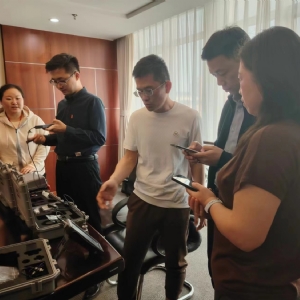 科電公司董事長竇銳鋒一行赴中國測繪學會地下管線委員會考察交流