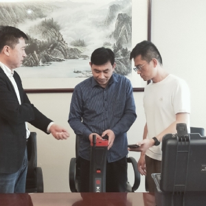 科電公司董事長竇銳鋒一行赴中國測繪學會地下管線委員會考察交流